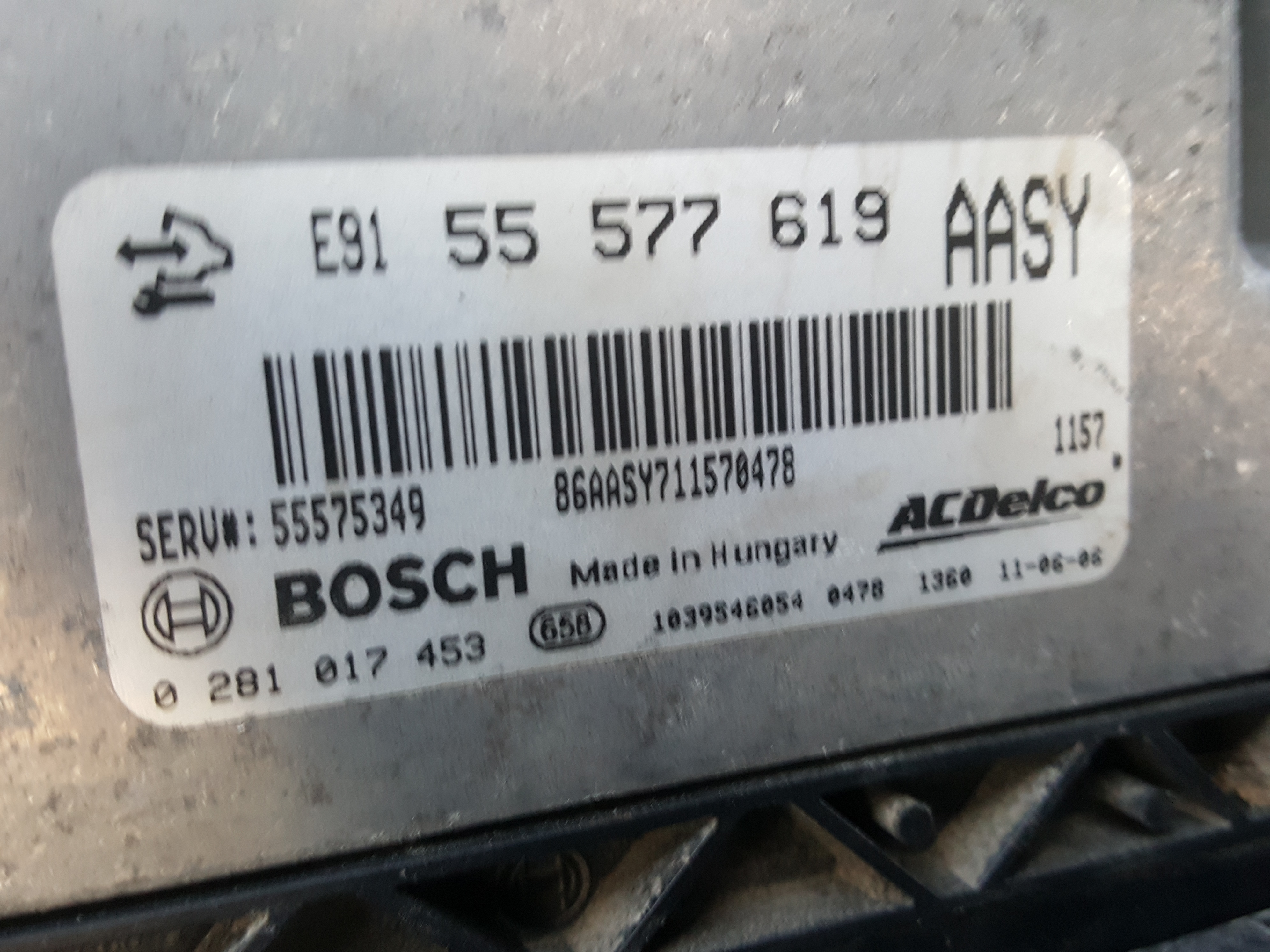 Label for 0281017453 55577619 55575349 AASY 1037520360 EDC17C19 Opel Insignia 2011y 2.0CDTI ecoflex 118kw MTgearbox BOOT <span style='color: #D0021B'>FULL</span>.rar ecu backups