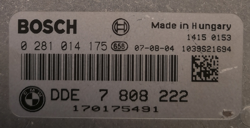 Label for 0281014175 7808222 1037387658 EDC16C31 BMW E65 3.0D 171kW 2008 XPROG ORI+st1 hotstsrtfix BDM <span style='color: #D0021B'>FULL</span>.rar ecu backups