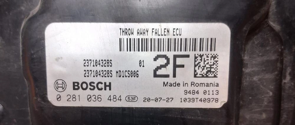 0281036484 237104328S 10SW066993 10SW085202 MD1CS006 DACIA Loggy 1.5DCI 70kW 2019Y ORI+noSCR MTgearbox BENCH FULL.zip