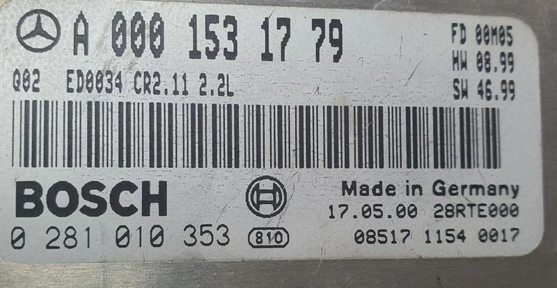 0281010353 A0001531779 1037351271 CR2.11 EDC15C6 MB W203 2.2CDI AM29F800BT MTgearbox FLASH.rar