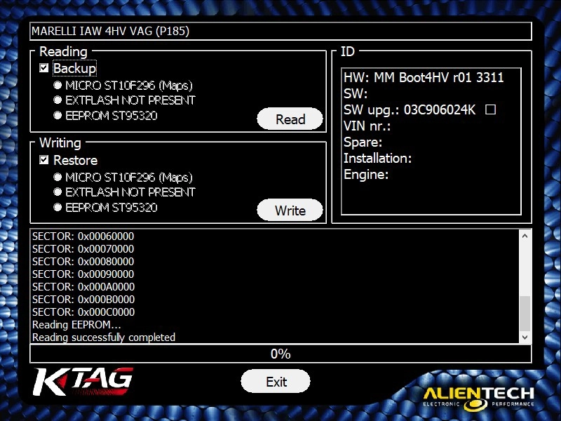 03C906024K 4HV 9299 H06 MARELL VW Golf 5 1.4i 2006Y ORI+E2 KTAG FULL.zip
