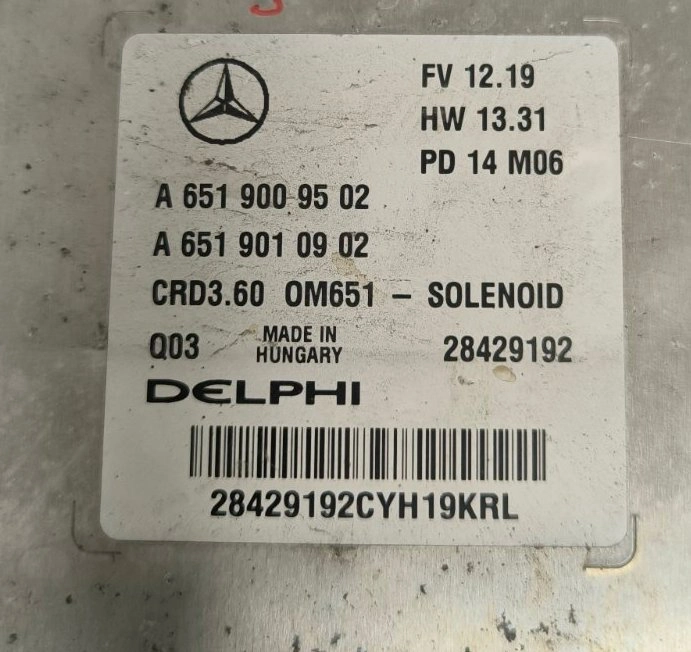 A6519009502 A6519010902 28429192 CRD3.60 MB CLA 2.2CDI 125kW 2014Y ORI+noDPF noEGR noFLAPS ATgearbox BENCH FULL.zip