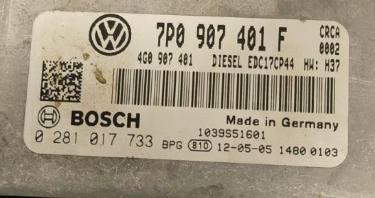 Label for 0281017733 7P0907401F 0005 4G0907401 1037535387 EDC17CP44 VW TOUAREG 3.0TDI CRSA 2012Y IMMOOFF ATgearbox BENCH <span style='color: #D0021B'>FULL</span>.rar ecu backups
