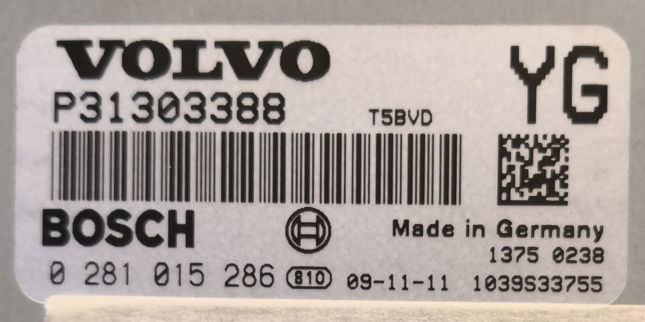 Label for 0281015286 P31303388 1037519467 EDC17CP22 Volvo XC60 2.4D 129kW 2010 MTgearbox BENCH <span style='color: #D0021B'>FULL</span>.rar ecu backups