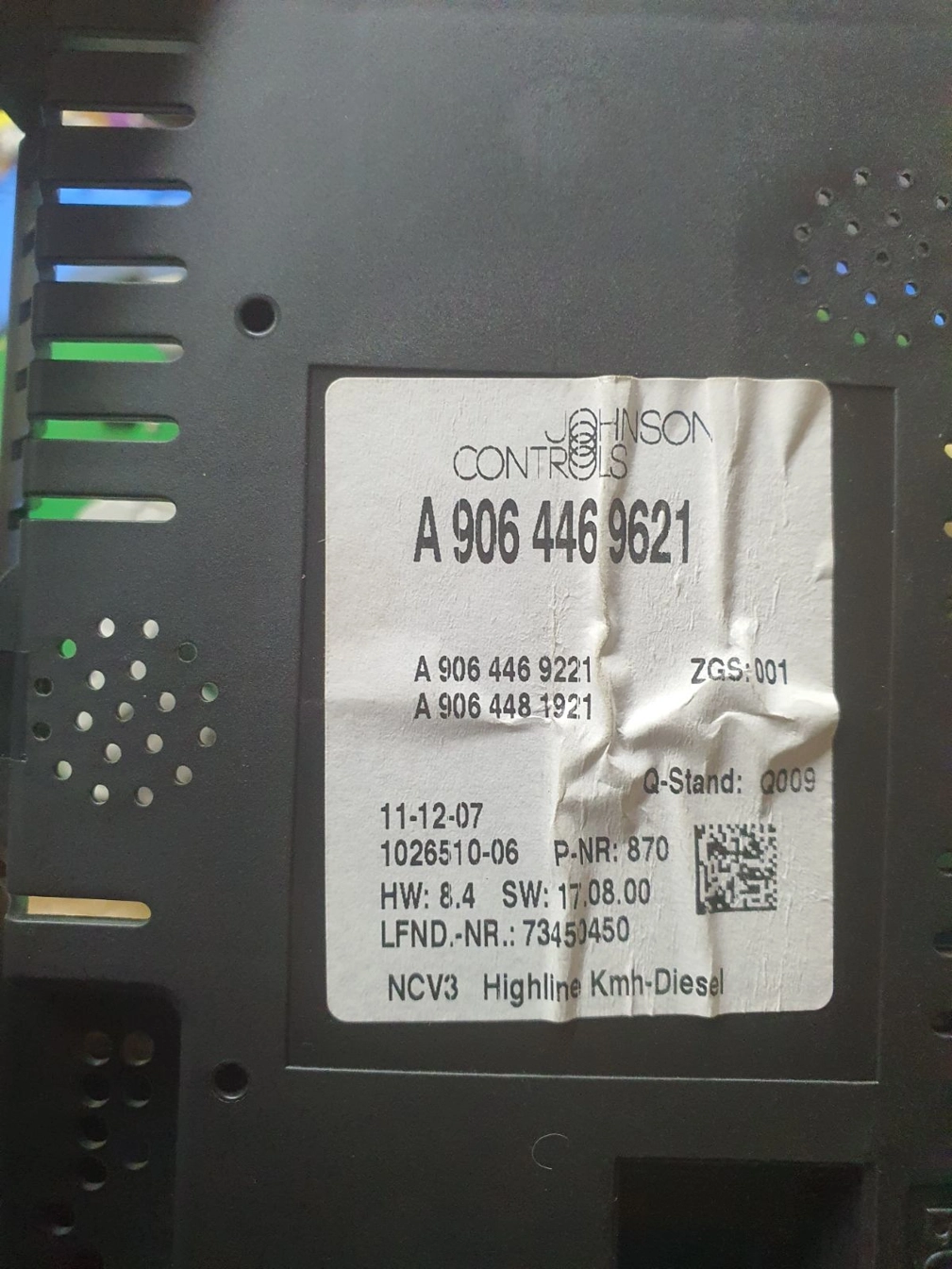 A9064469621 A9064469221 A9064481921 DASH MB W906 HW8.4 SW1708 25LC640 TACOOFF ATgearbox EEP.rar