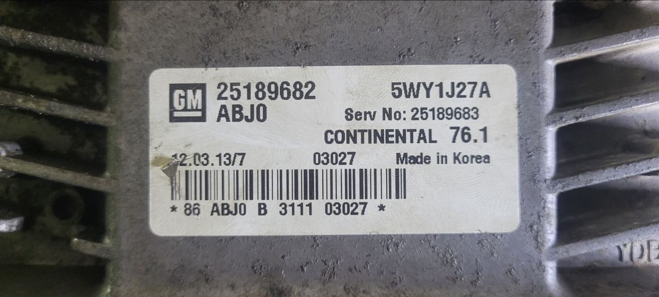 Label for 5WY1J27A 25189682 25189683 ABJ0 M8EH30A1 SIMTEC76.1 CHEVROLET ORLANDO 1.8i 2013Y E2 noTERMOSTAT ATgearbox KTAG <span style='color: #7ED321'>FLASH</span>.7z ecu backups
