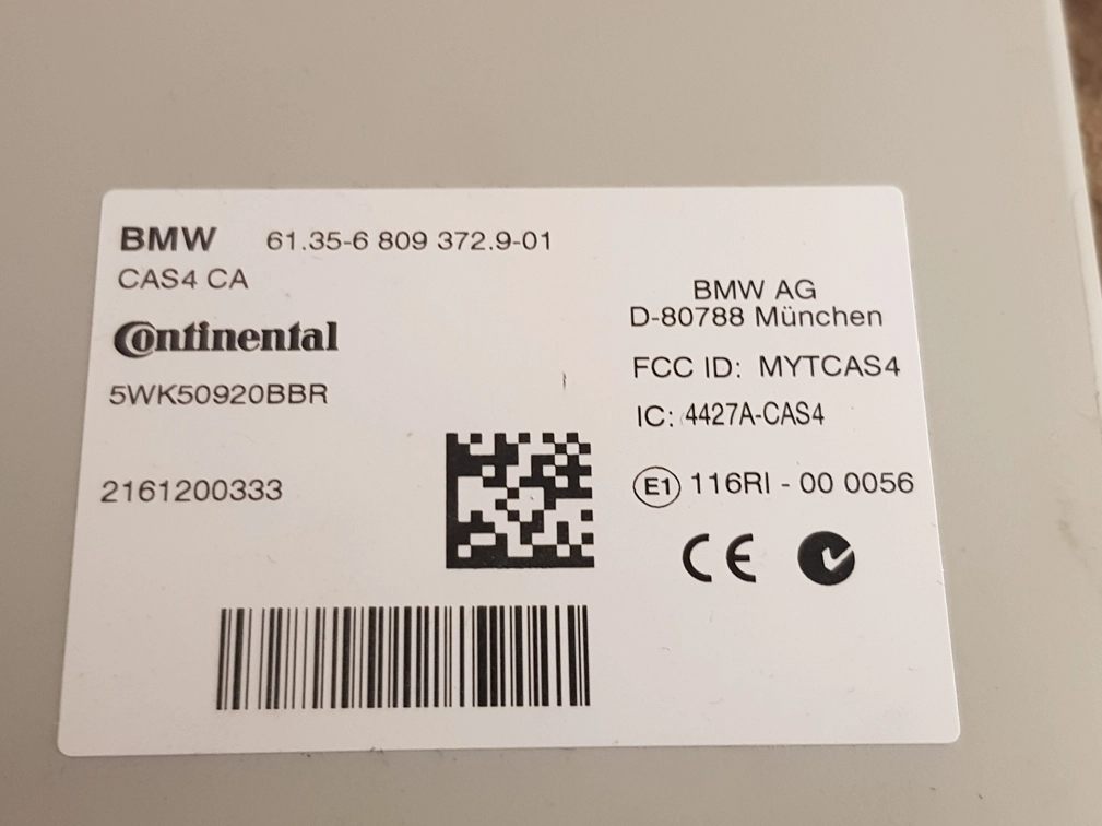 61.35-68093729-01 5WK50920BBR CAS4 BMW F10 M5 2016 ATgearbox MC9S12XEP100 1N35H XPROG FULL.rar