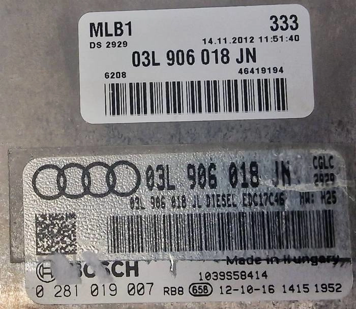 0281019007 03l906018JN 563709 EDC17C46 Audi Q5 2.0TDI 130kW CGLC ORI+noSCR FLEX FULL.rar