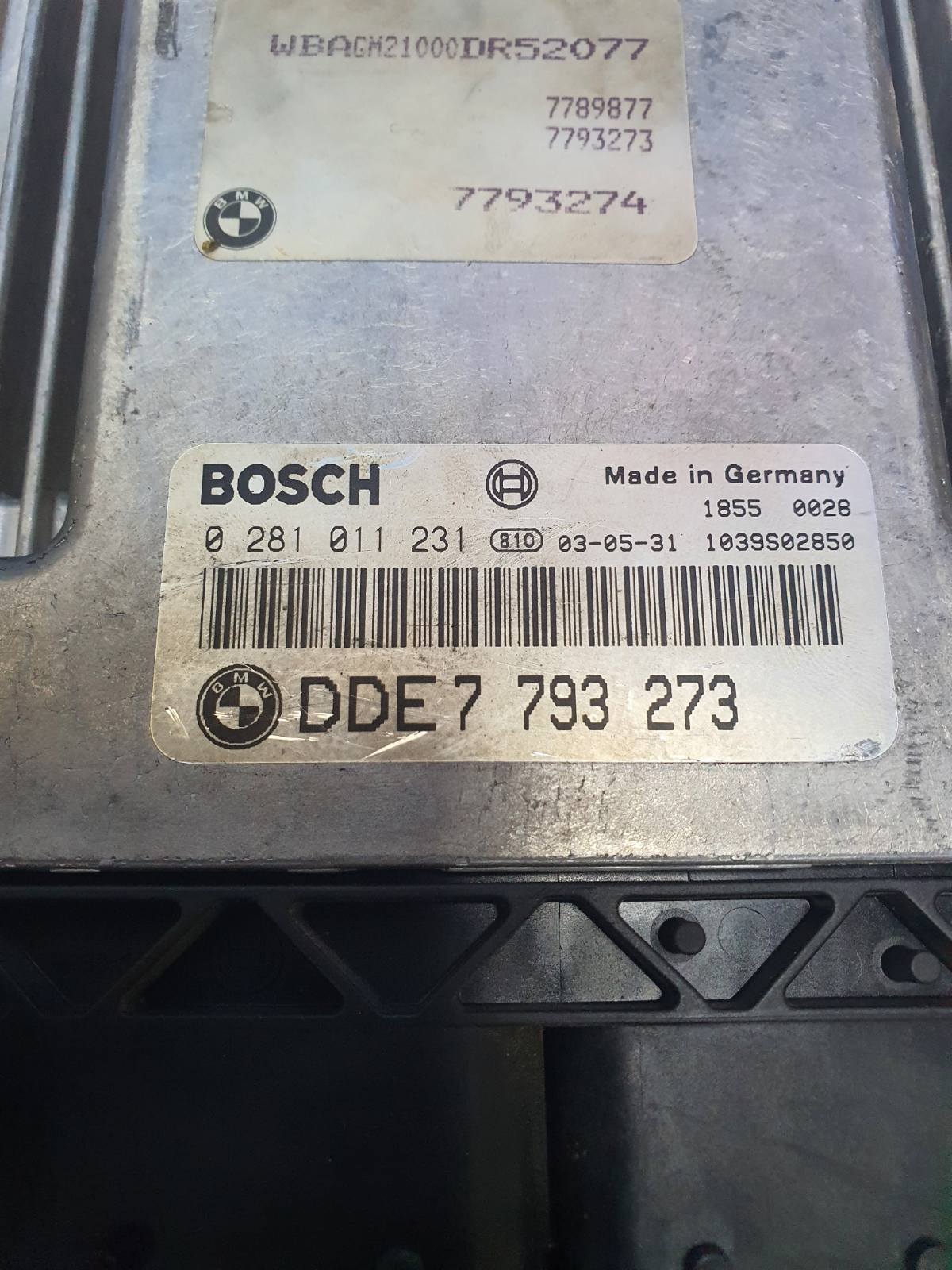 Label for 0281011231 7793273 1037390907 EDC16C1 BMW E65 3.0TDI 2003Y ATgearbox BENCH <span style='color: #D0021B'>FULL</span>.7z ecu backups