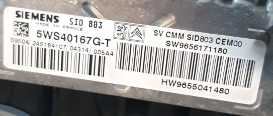 Label for 5WS40167G-T 9655041480 9656171180 SID803 Peugeot 407 2.0HDI 100kW ORI+noDPF+noEGR BDM <span style='color: #D0021B'>FULL</span>.rar ecu backups